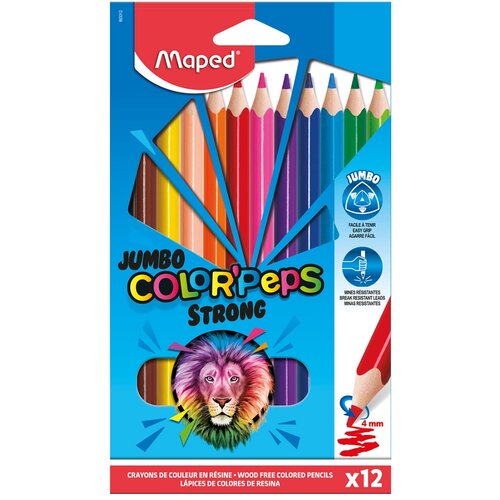 Maped bojice za crtanje COLOR`PEPS strong jumbo Slike